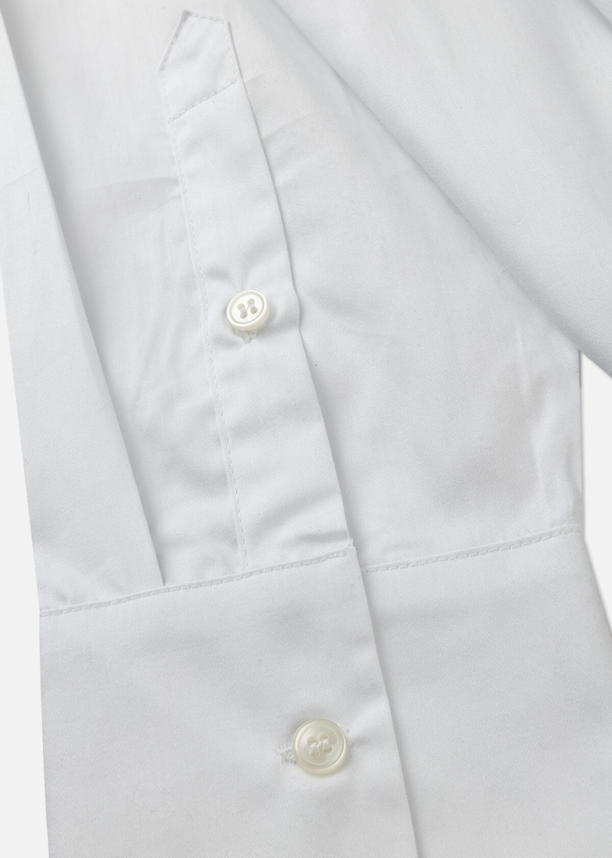 Oversized Chalk Shirt Women, White, hi-res
