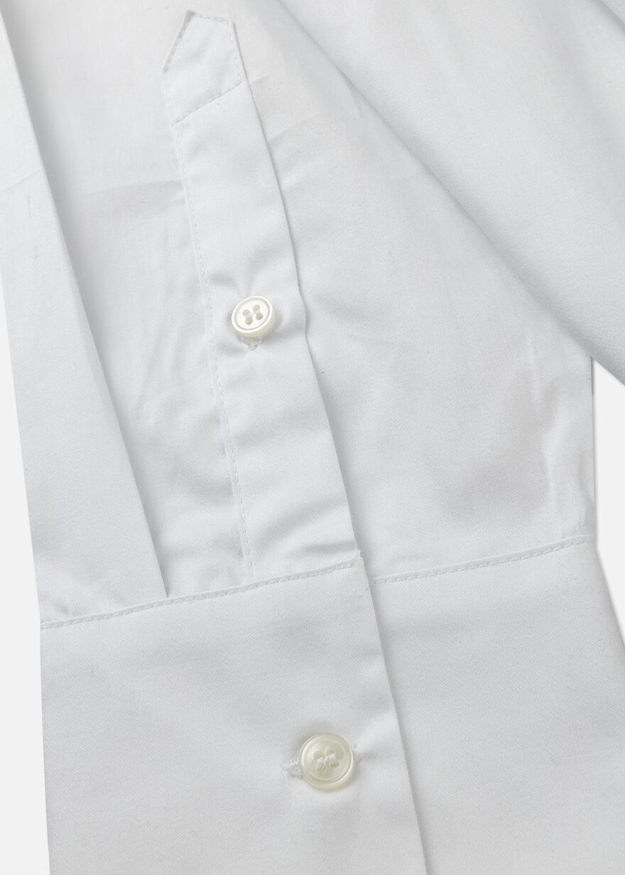 Oversized Chalk Shirt Women, White, hi-res
