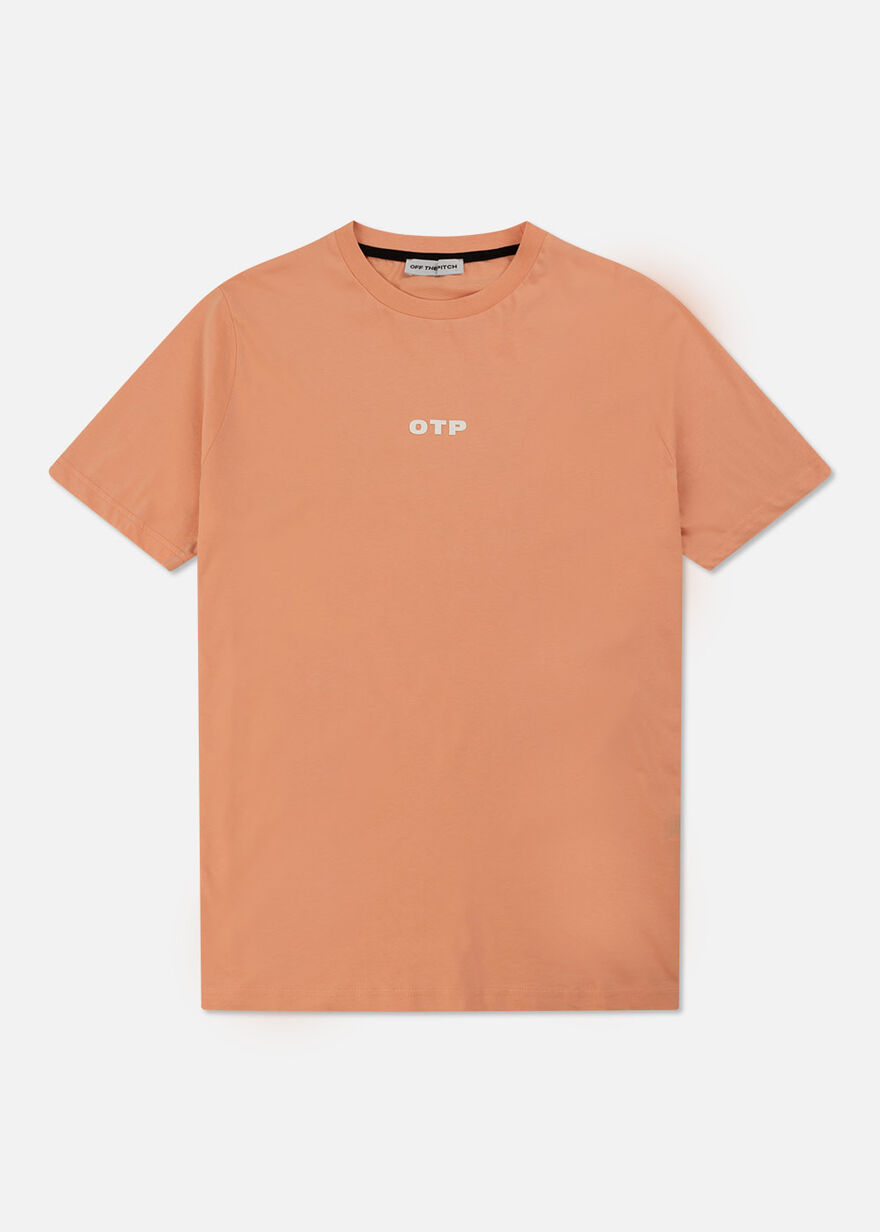 Backburn Regular Tee - 100% Cotton, Peach, hi-res