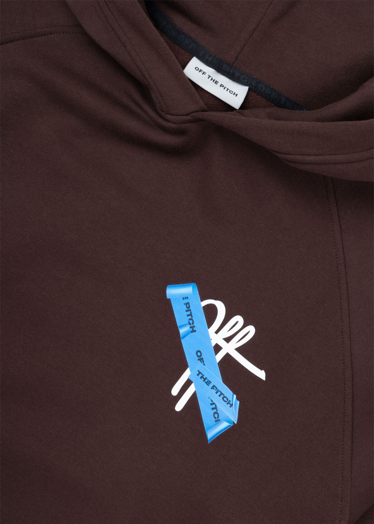 Tape Off Oversized Hood, Dark brown, hi-res