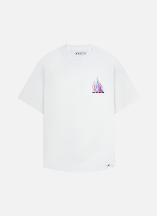Burning Flower Oversized Tee