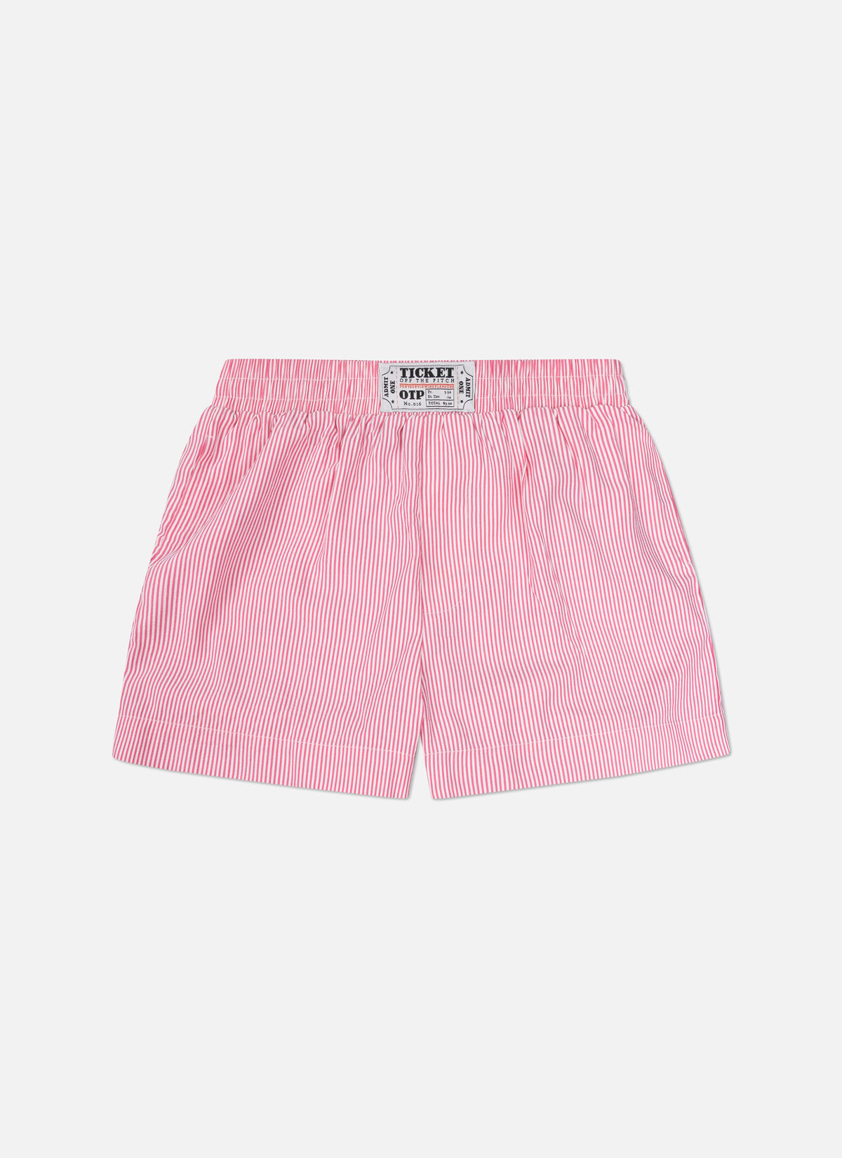 Striped Resort Shorts, Red/White, hi-res