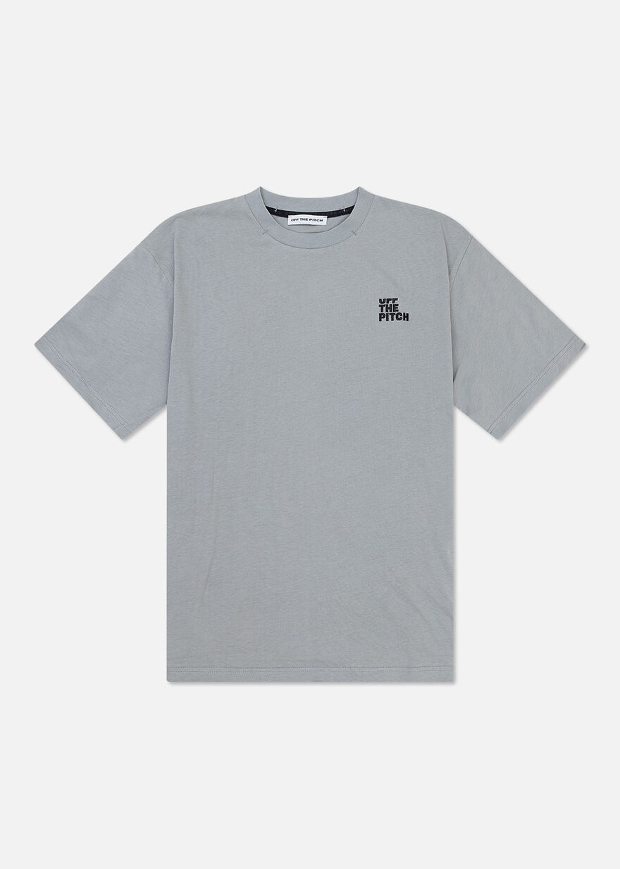 Loose Fit Pitch Tee - 100% Cotton, Grey, hi-res