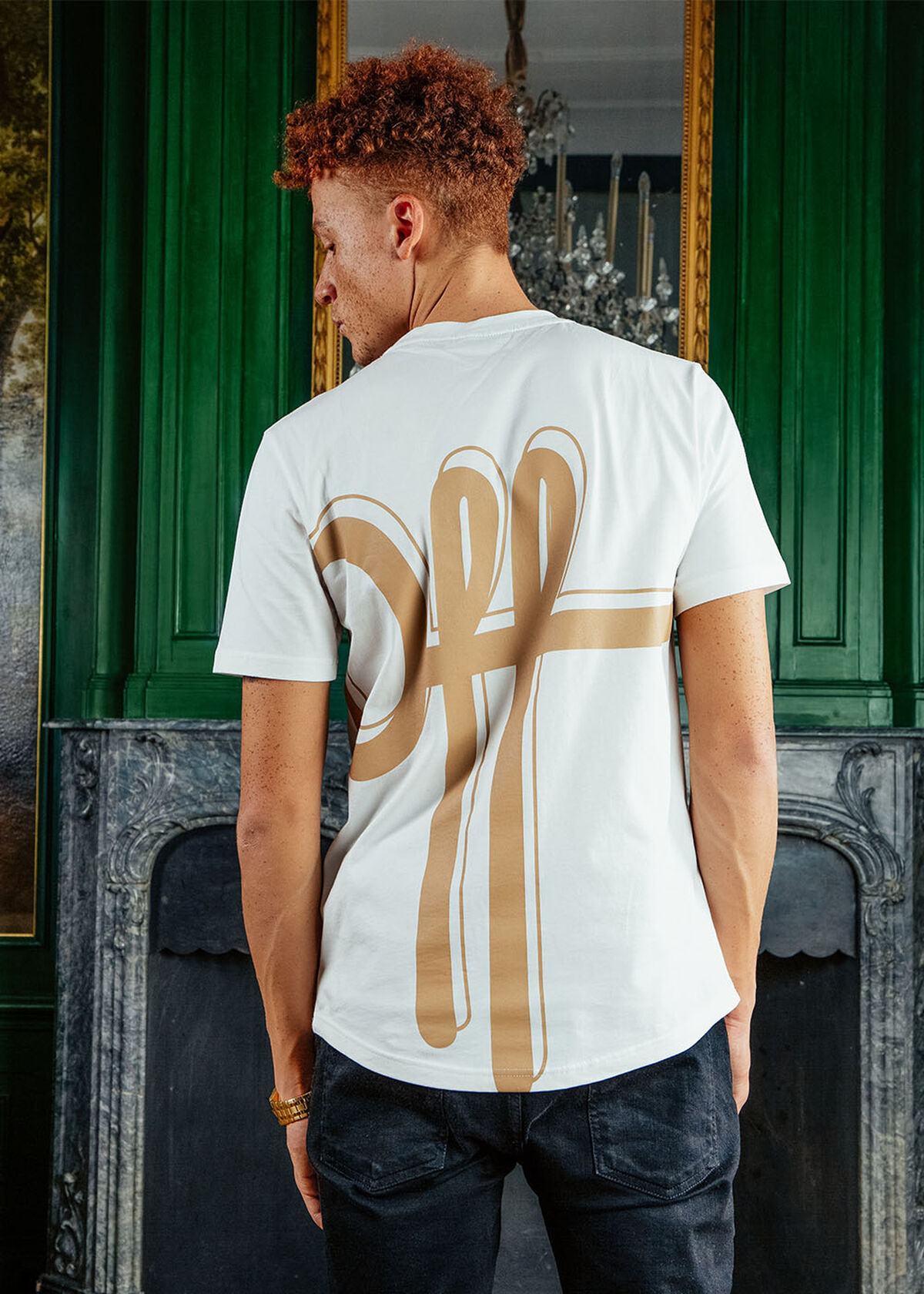 The Atomic Slimfit Tee, Crème, hi-res