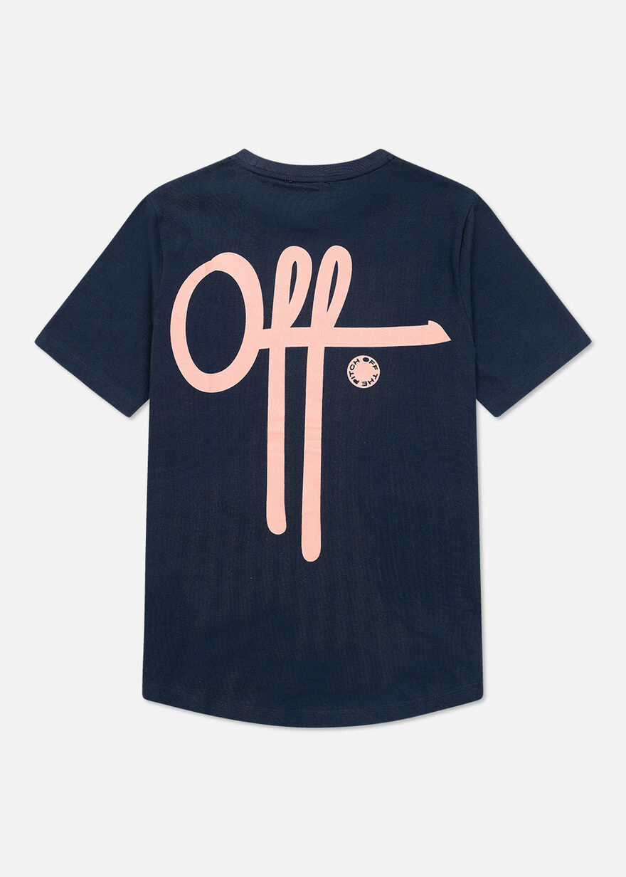 Fullstop Slim Tee 2.0 - 95% Cotton / 5% Elastane, Navy/Black, hi-res