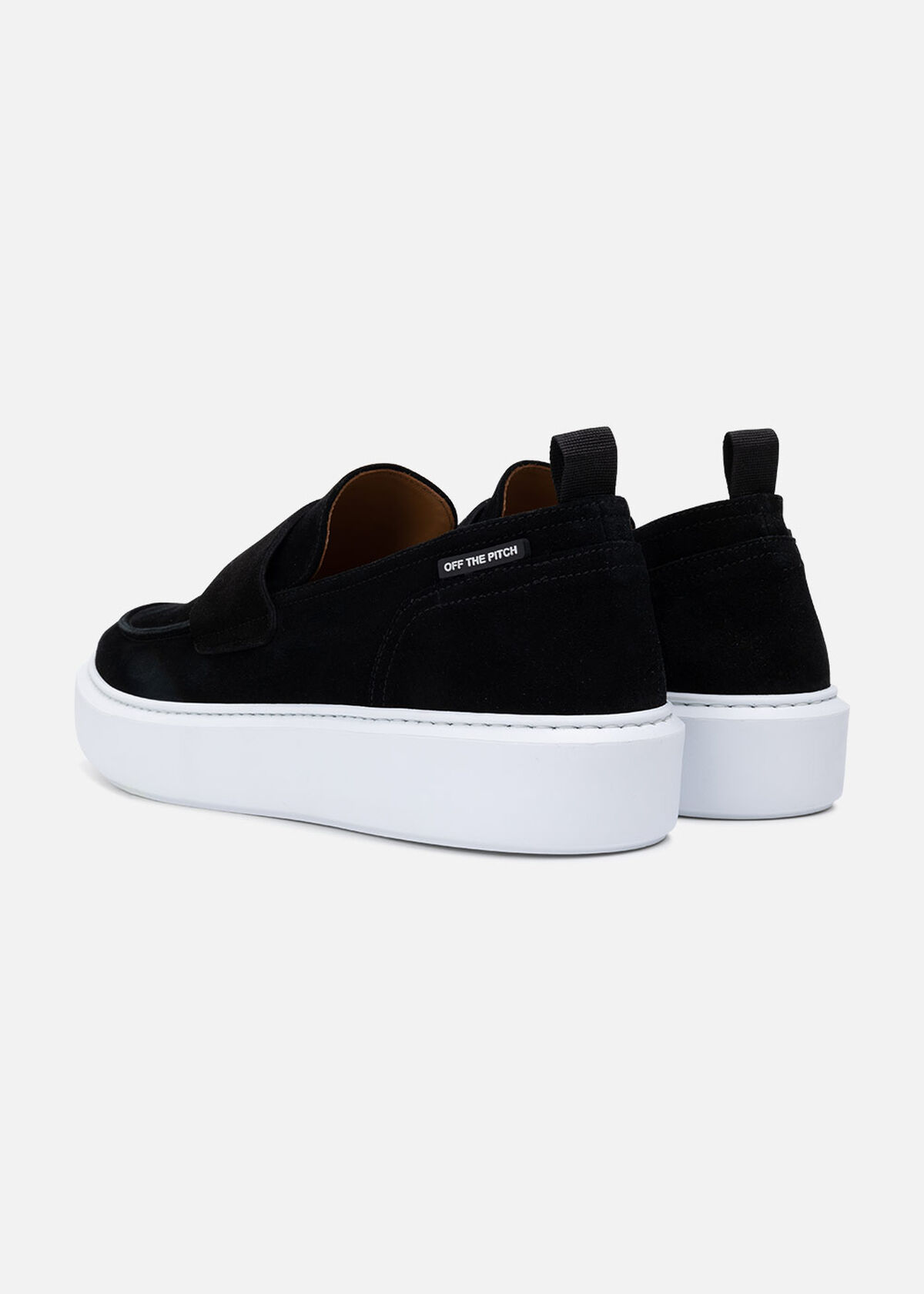 Loafer Velour (EVA), Black/White, hi-res