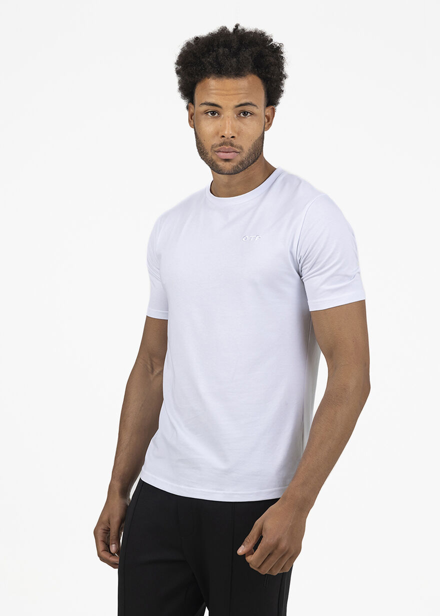 Fullstop Slim Tee 2.0 - 95% Cotton / 5% Elastane, White, hi-res