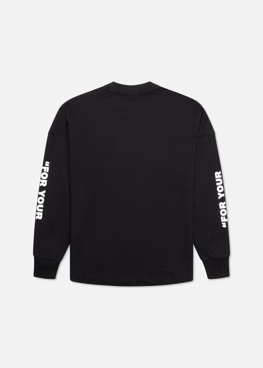 Neo Oversized LS Tee, Black, hi-res
