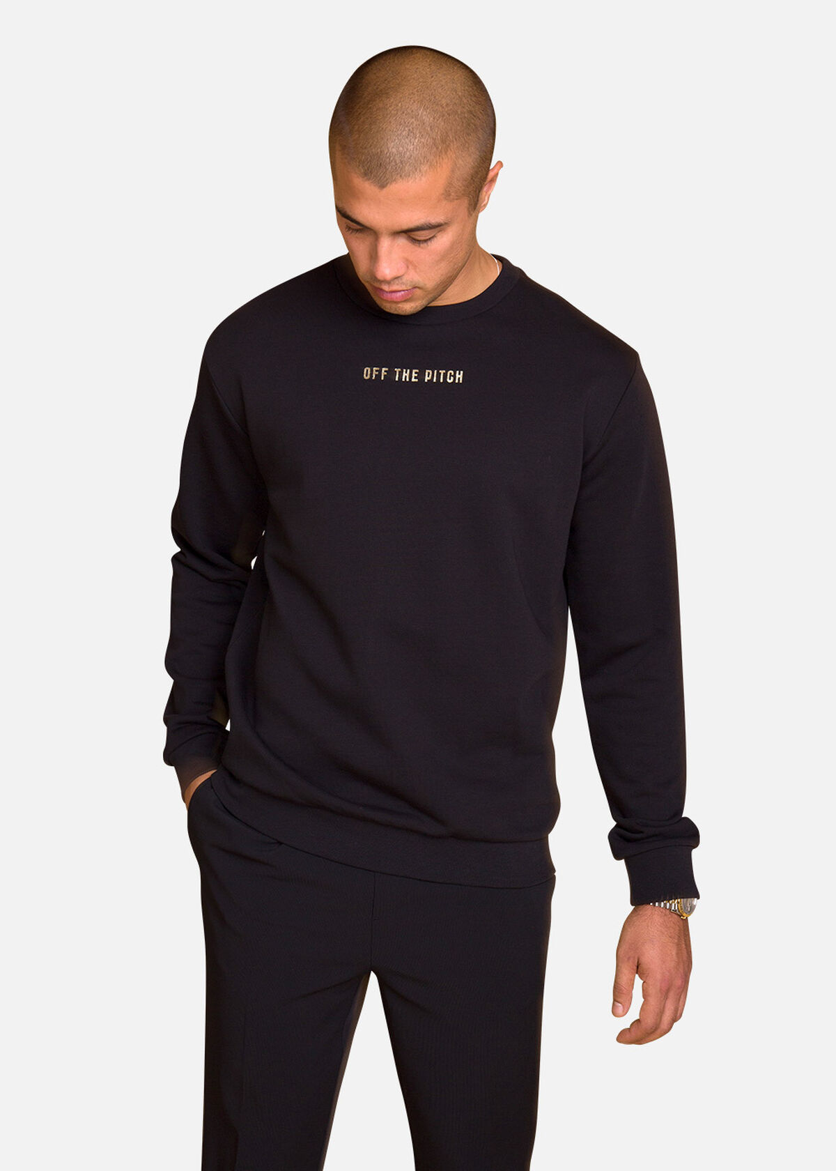 Stay Gold Crew, Black, hi-res