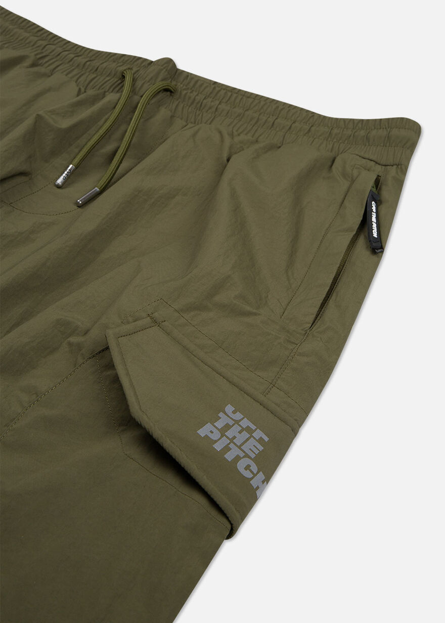 The Comet Cargo Pants - Silver Grey - 100% Polyest, Green, hi-res