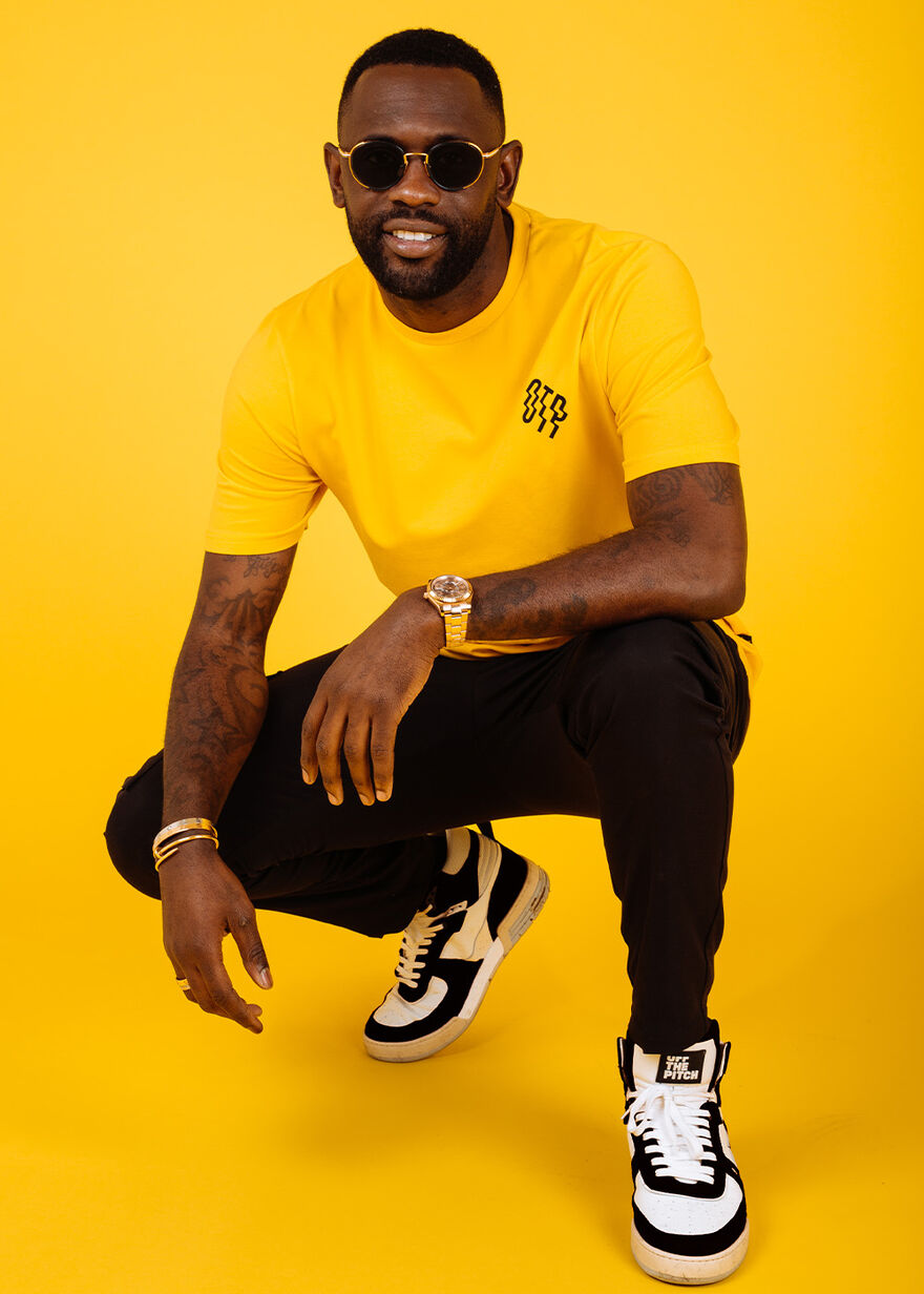 OTP Anniversary Slim Tee V2, Yellow, hi-res