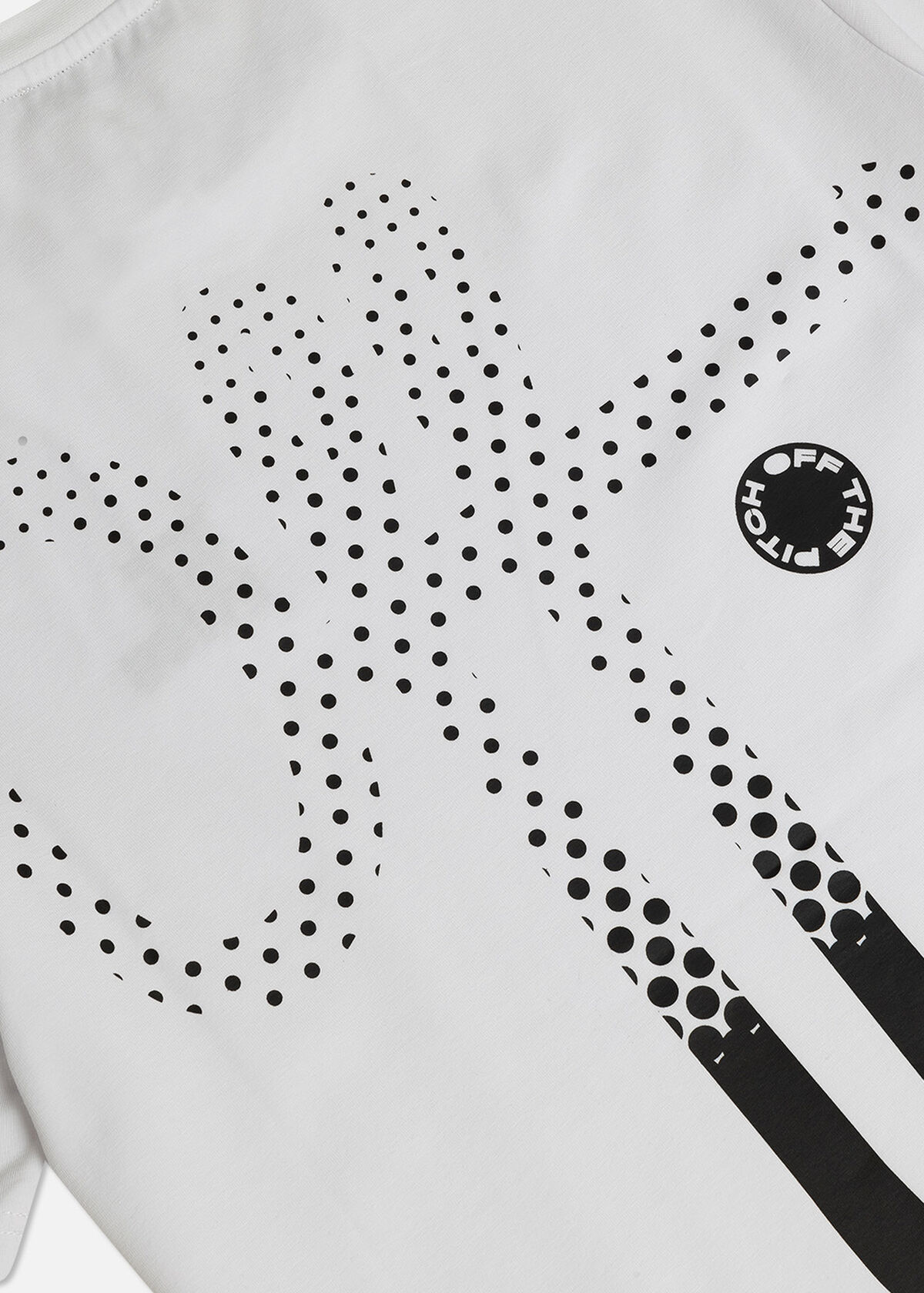 Dotted Fullstop Slim Fit Tee, White, hi-res