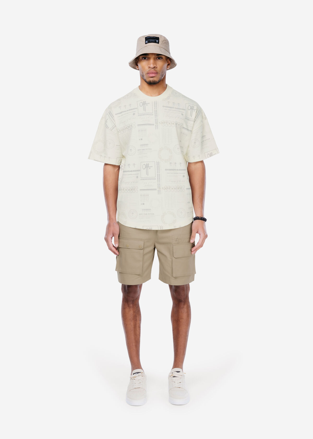 Chip Oversized Tee, Off white, hi-res