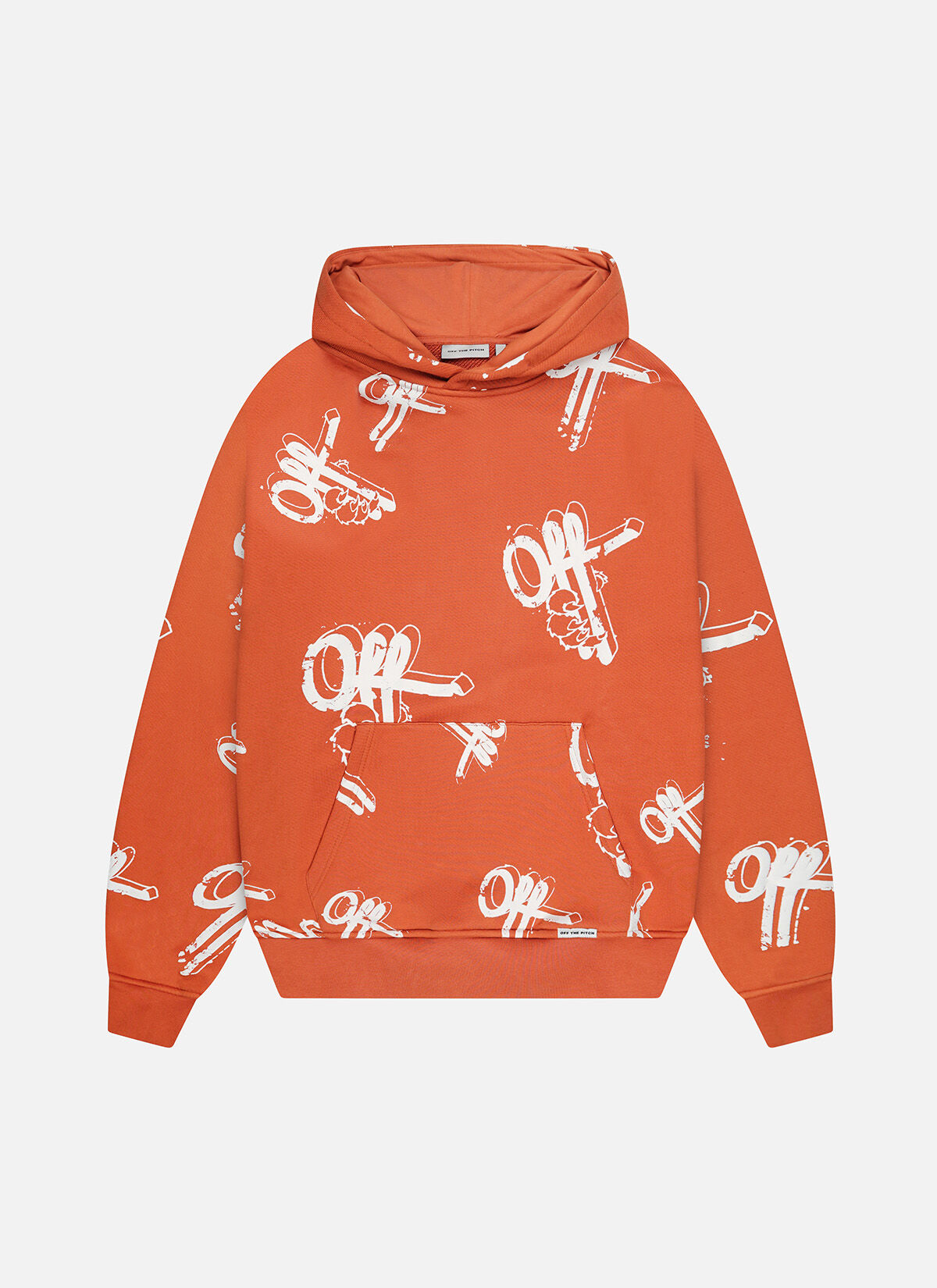 Off-Mark Hood, Orange/Brown, hi-res