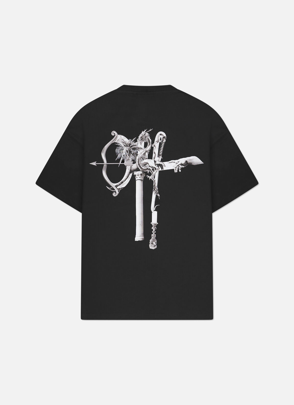 Museum Loose Fit Tee, Black, hi-res