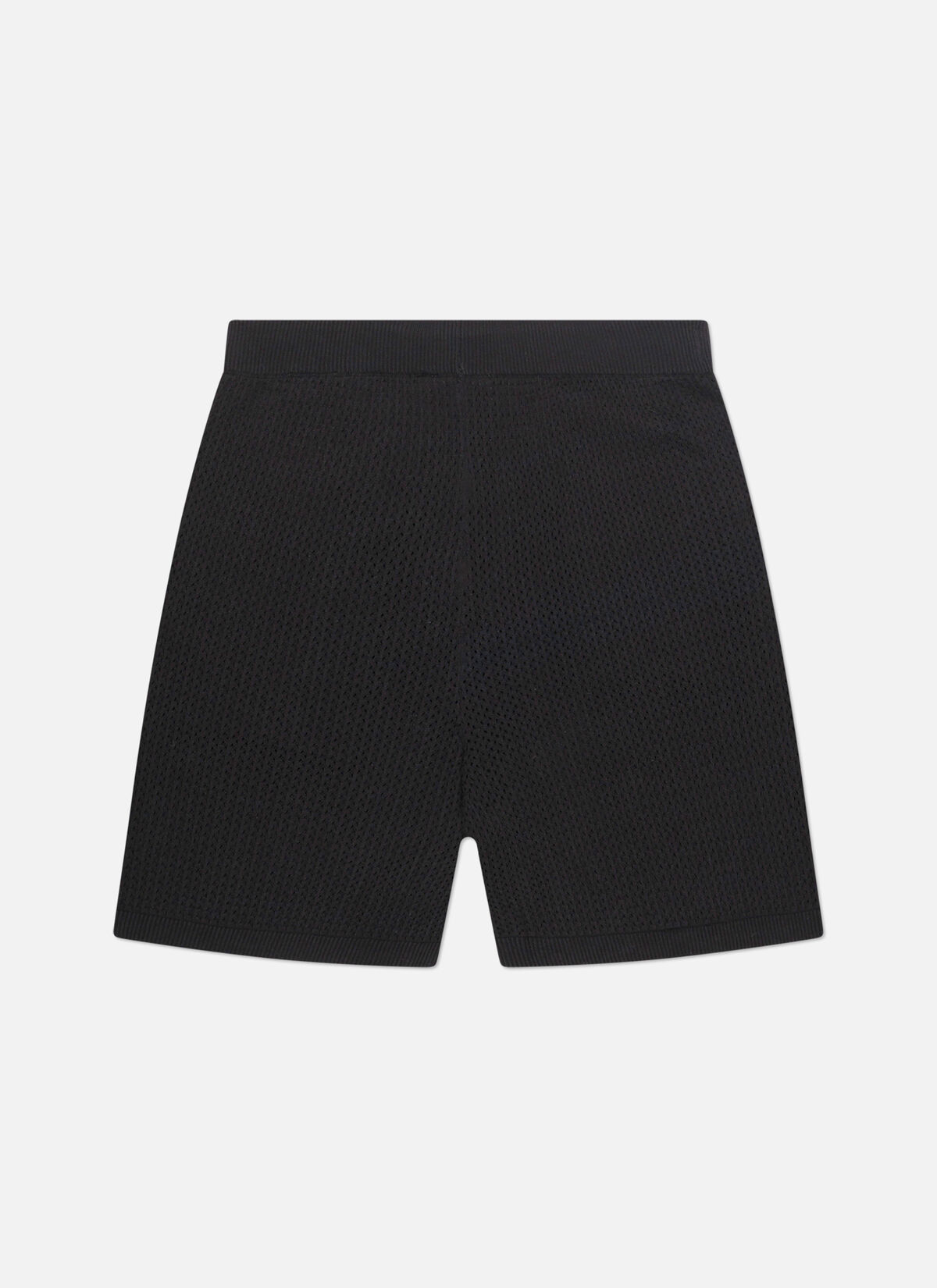 Crochet Boulevard Shorts, Black, hi-res