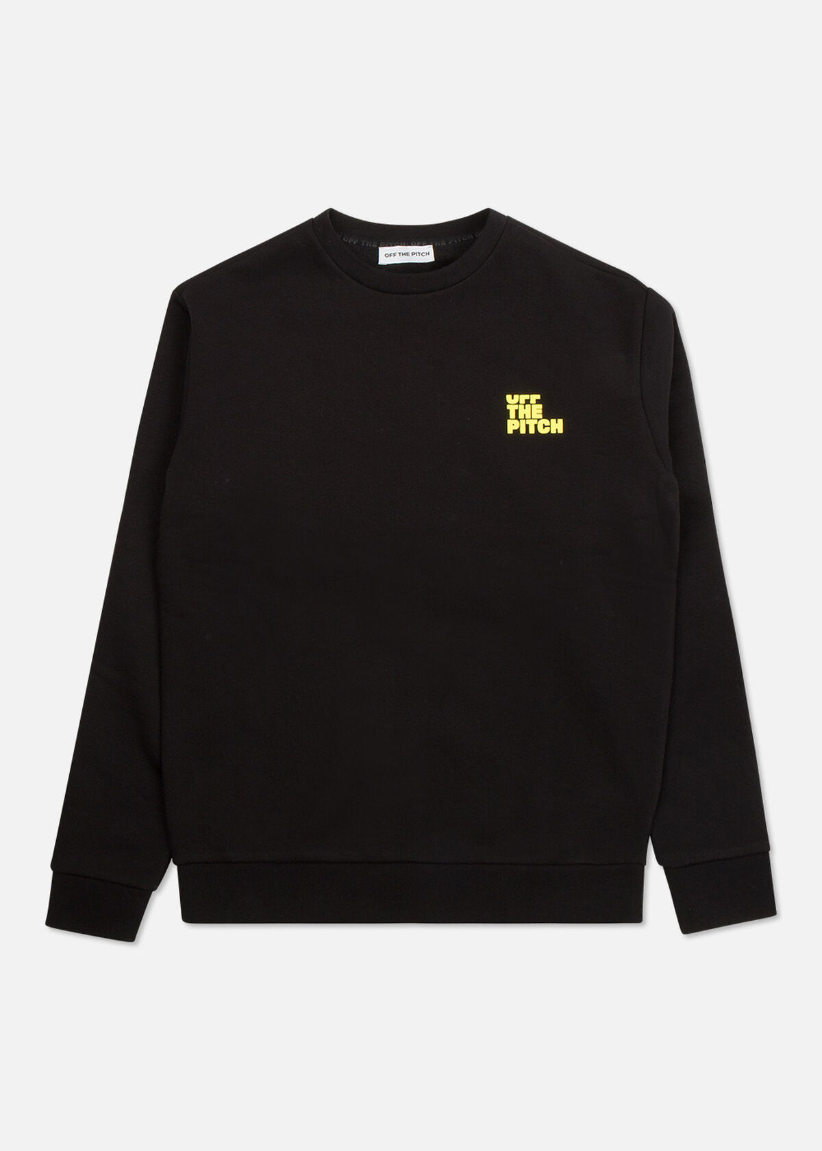 Fullstop Crew, Black/Yellow, hi-res