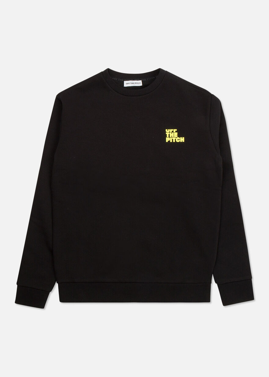 Fullstop Crew, Black/Yellow, hi-res