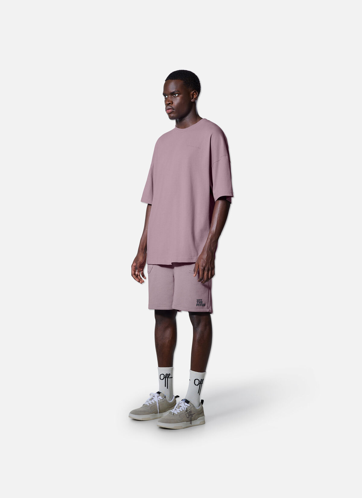 Season Oversized Tee, Red/White, hi-res
