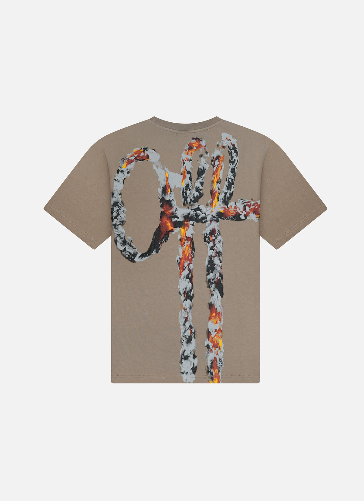 Smoke Regular Fit Tee, Sand, hi-res