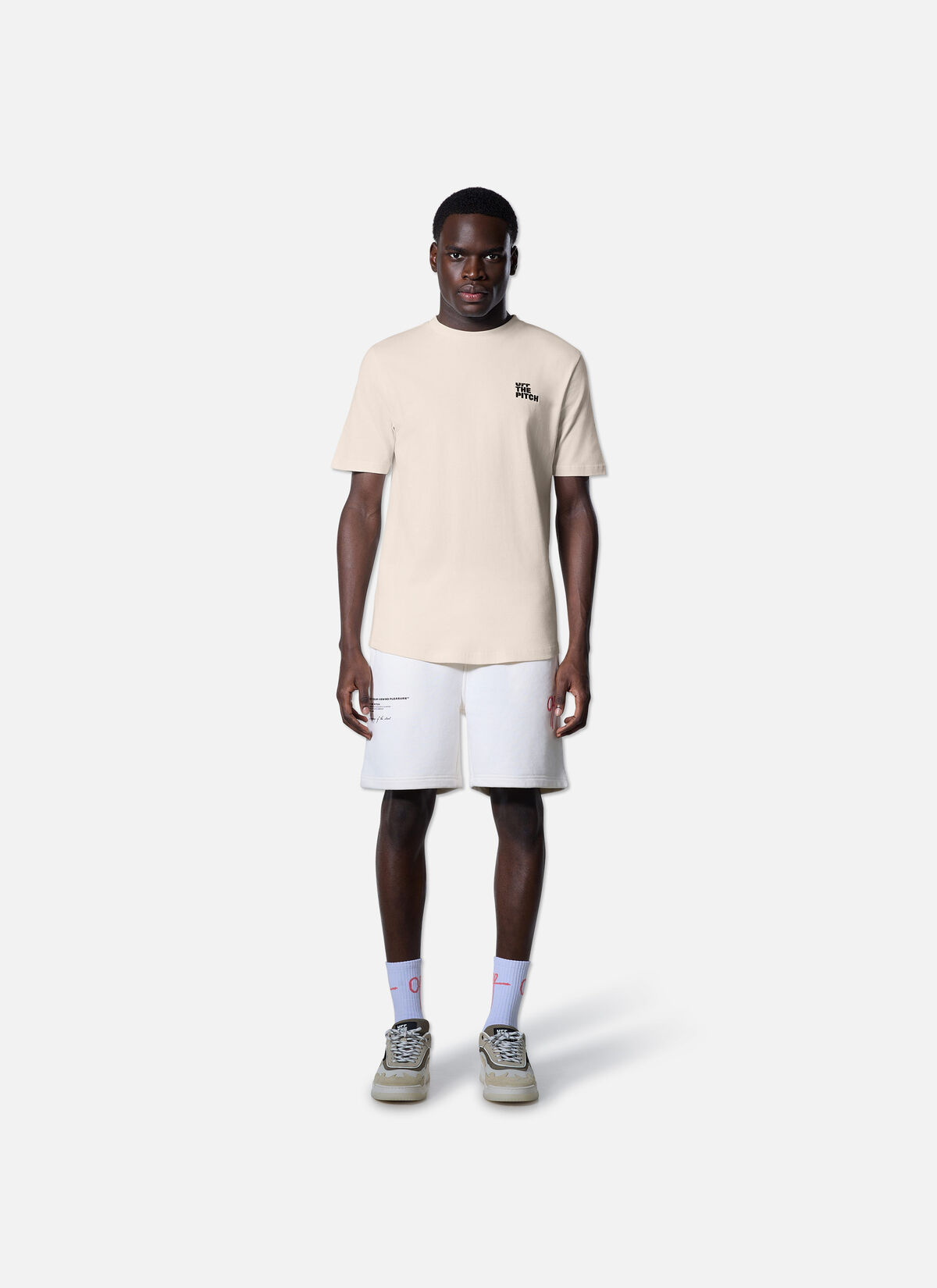 Ornament Slim Fit Tee, Off white, hi-res