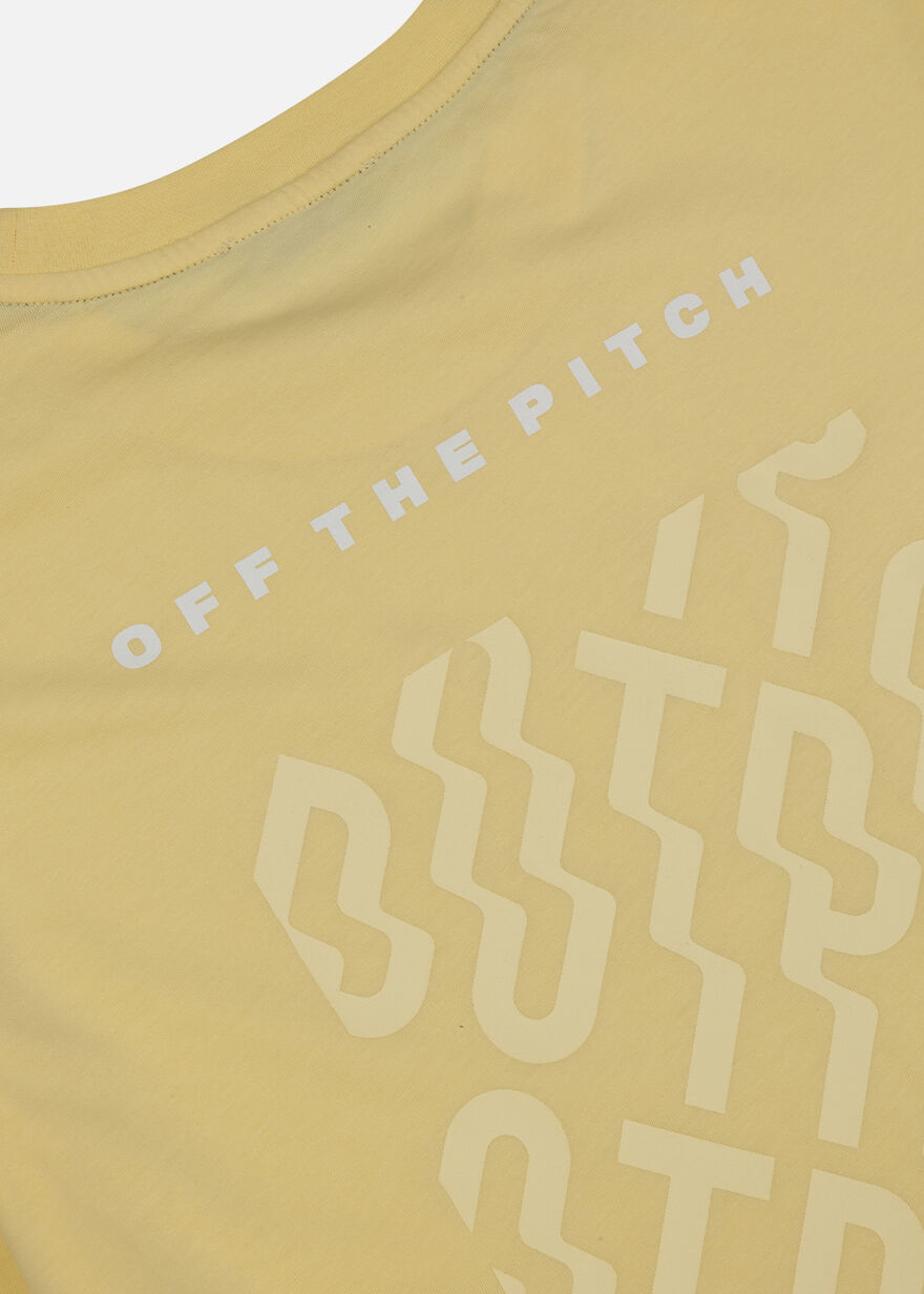 Backburn Regular Tee - 100% Cotton, Yellow, hi-res
