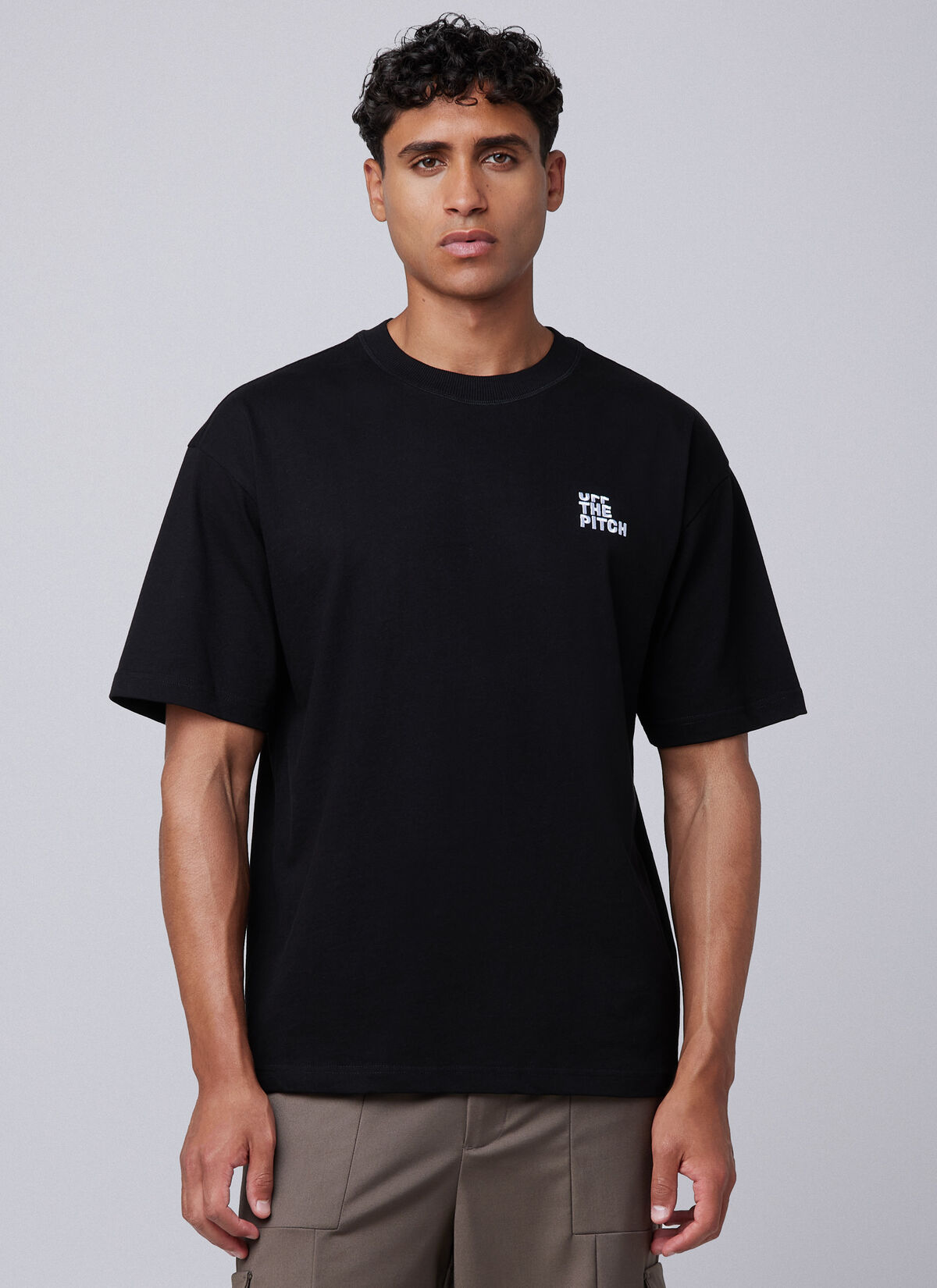Ignite Loose Fit Tee, Black, hi-res