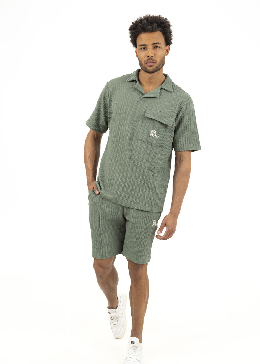 Boulevard Shorts - 97% Polyester / 3% Elastane, Forest Green, hi-res