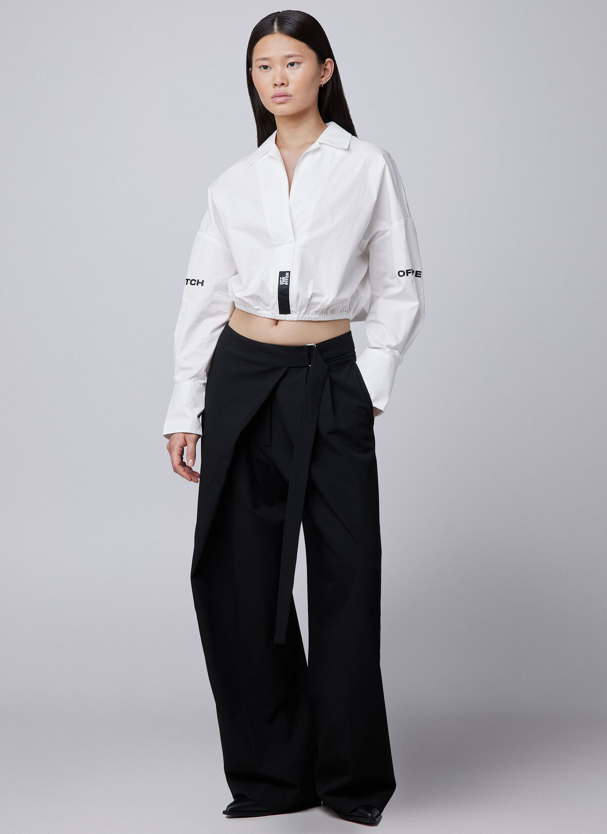 Branded Kenzie Shirt, White, hi-res