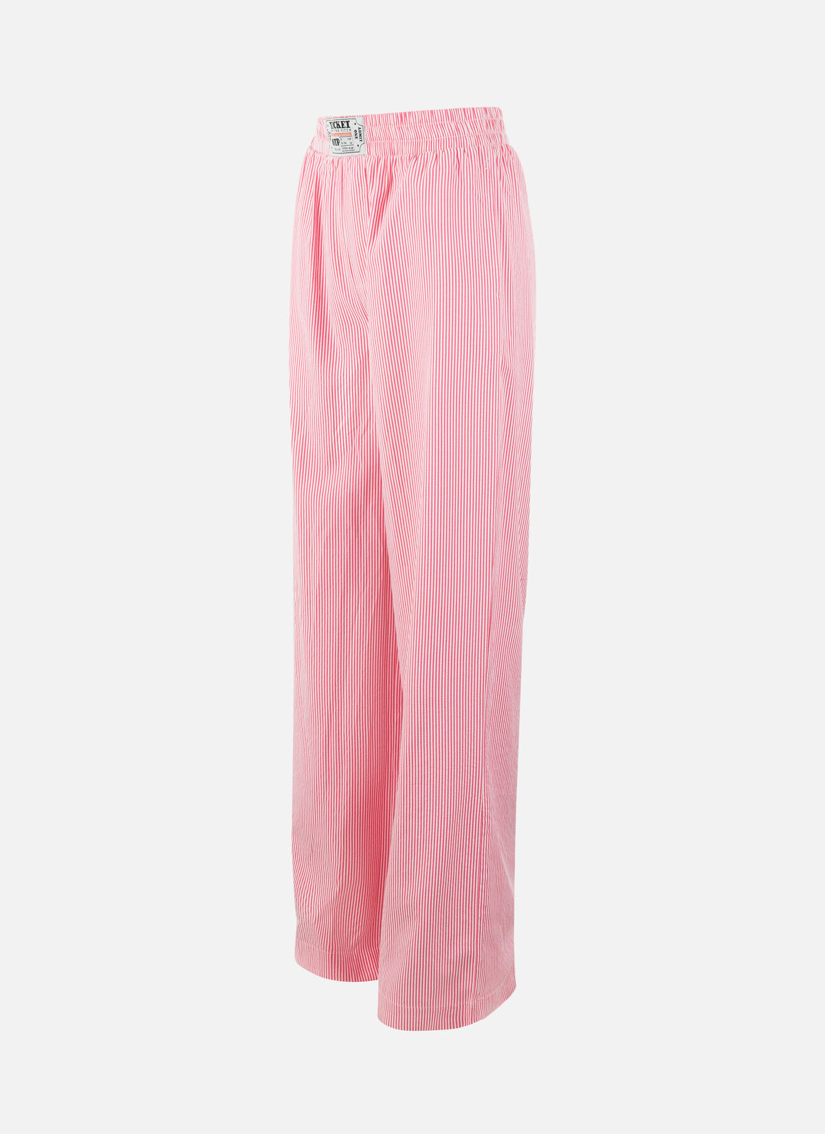Striped Resort Pants, Red/White, hi-res