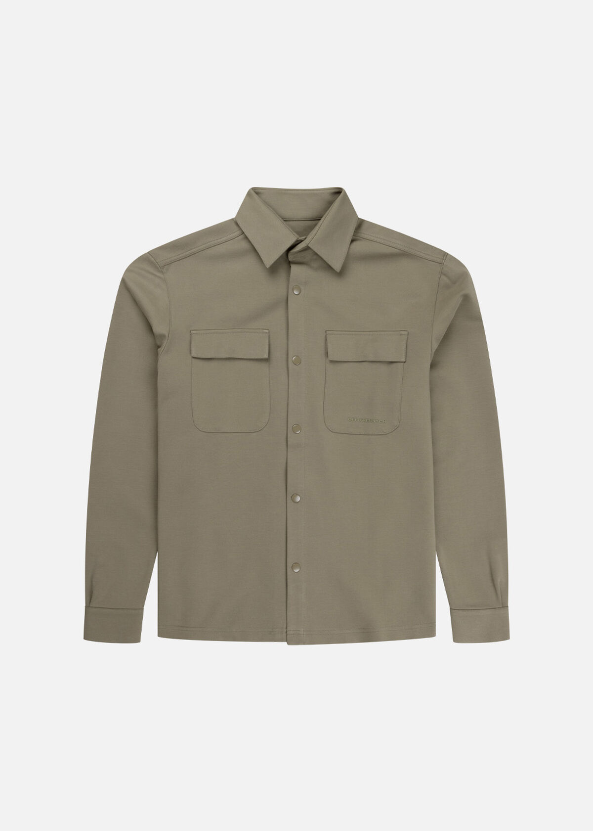 Smart Interlock Overshirt, Dark green, hi-res