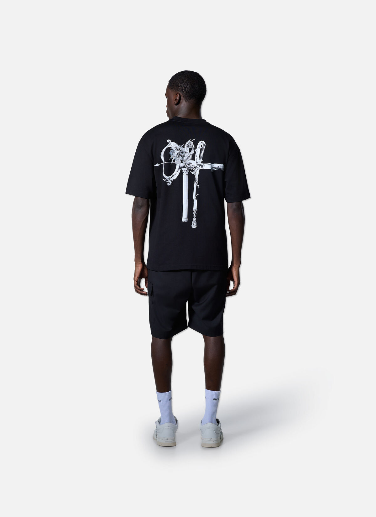 Museum Loose Fit Tee, Black, hi-res