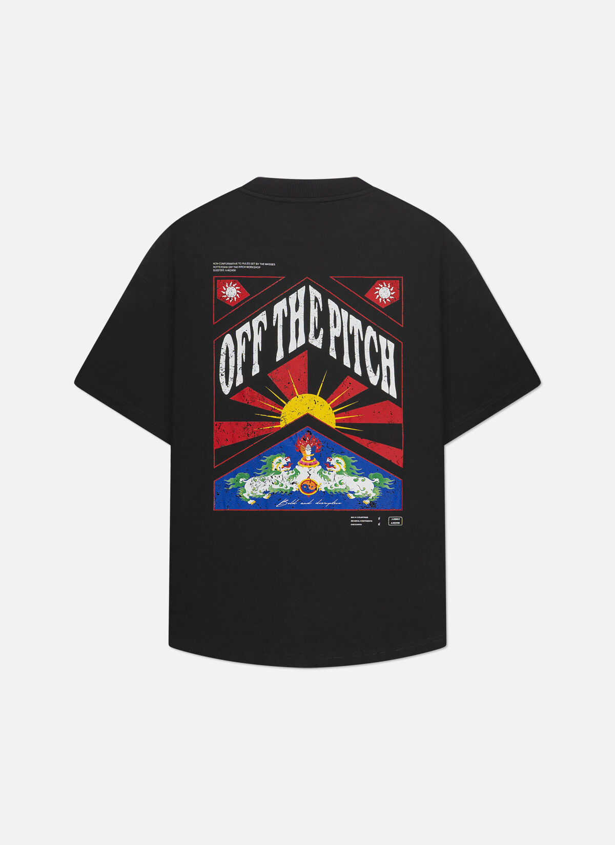 Season Oversized Tee, Black, hi-res