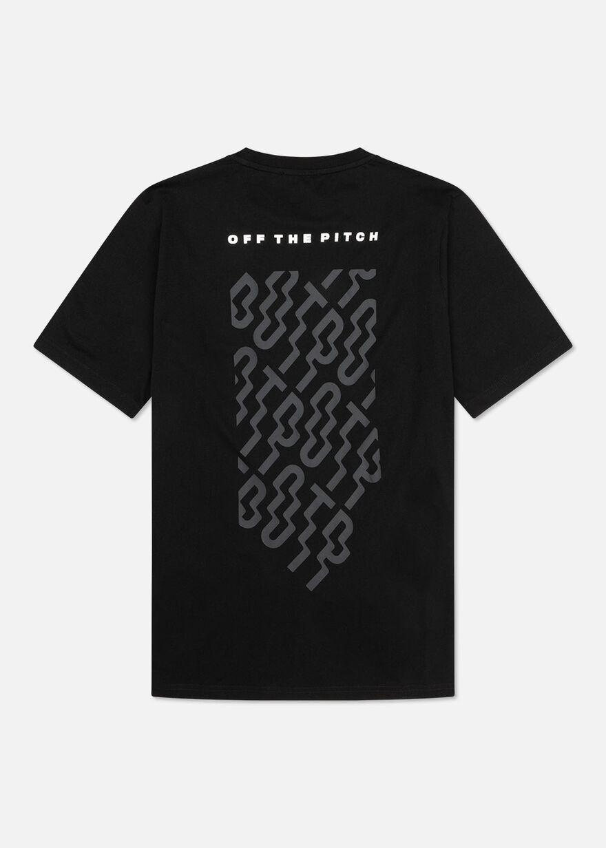 Backburn Regular Tee - 100% Cotton, Black, hi-res
