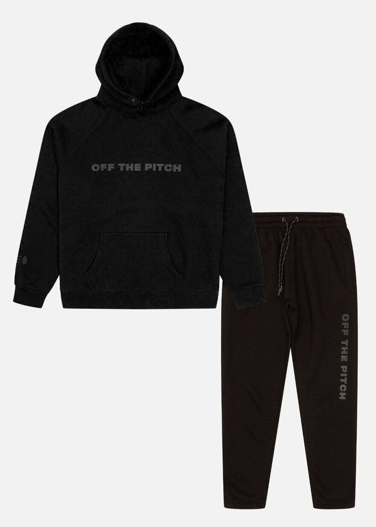 Comfort Sweat Suit - 65% Cotton / 35% Polyster, Black, hi-res
