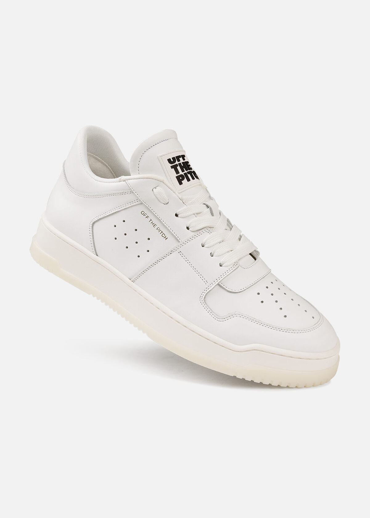 Supernova Low - Leather, White, hi-res