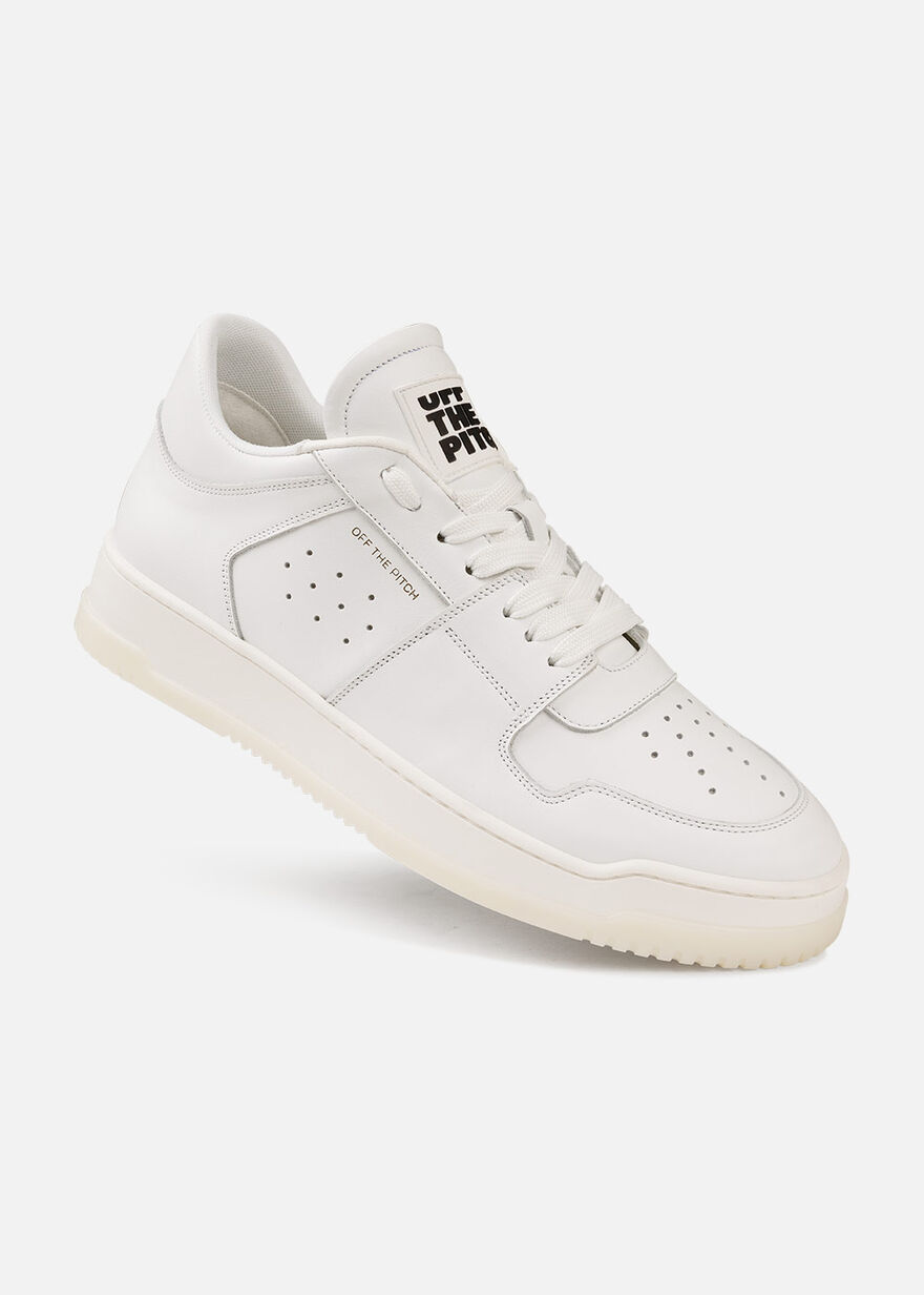 Supernova Low - Leather, White, hi-res