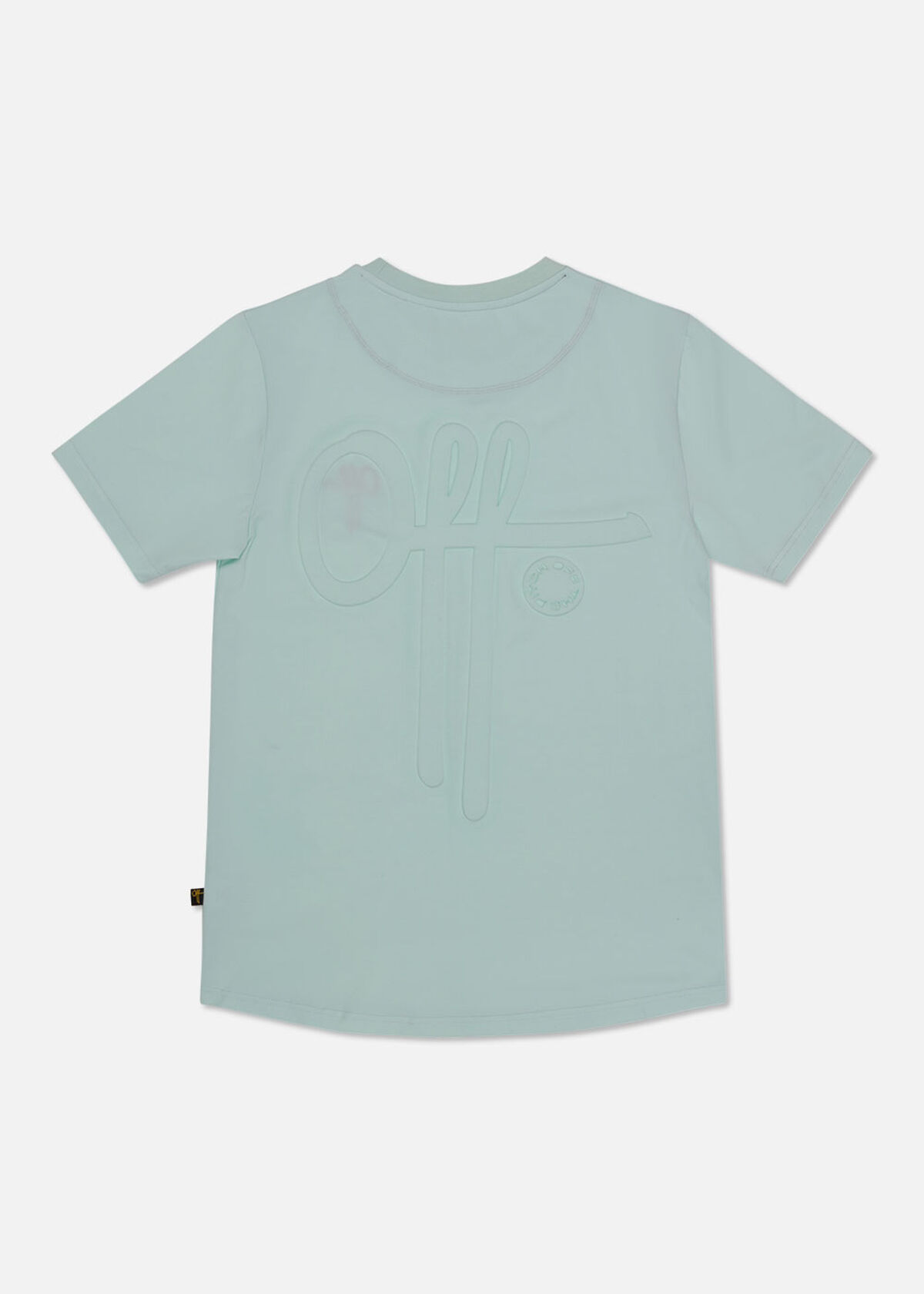 Stockholm Slim Tee Embossed, Turquiose, hi-res