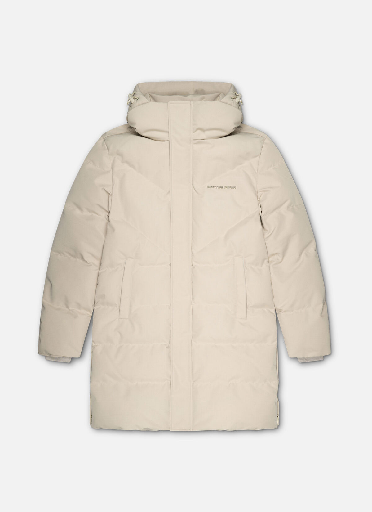 Ripstop Longline Puffer, Sand, hi-res