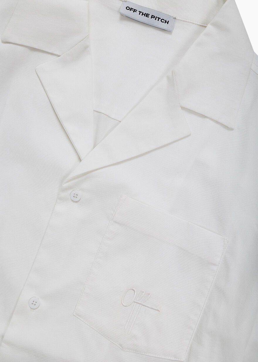 Rooftop Summer Shirt - 97% Polyester / 3% Elastane, Off white, hi-res