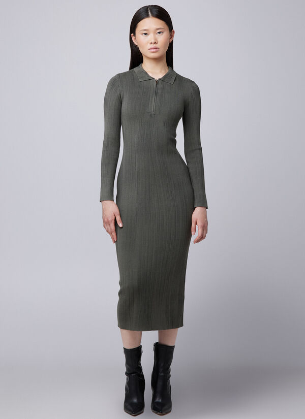 Knitted Bodycon Mud Dress