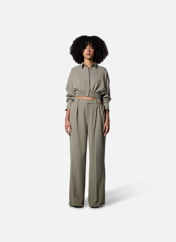 Gathered Drawstring Pants