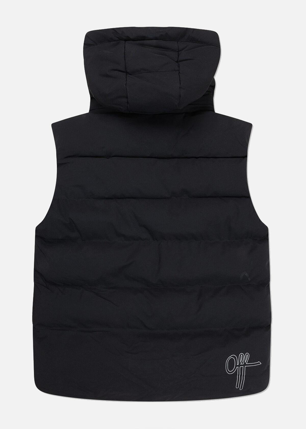 Down Gilet, Black, hi-res