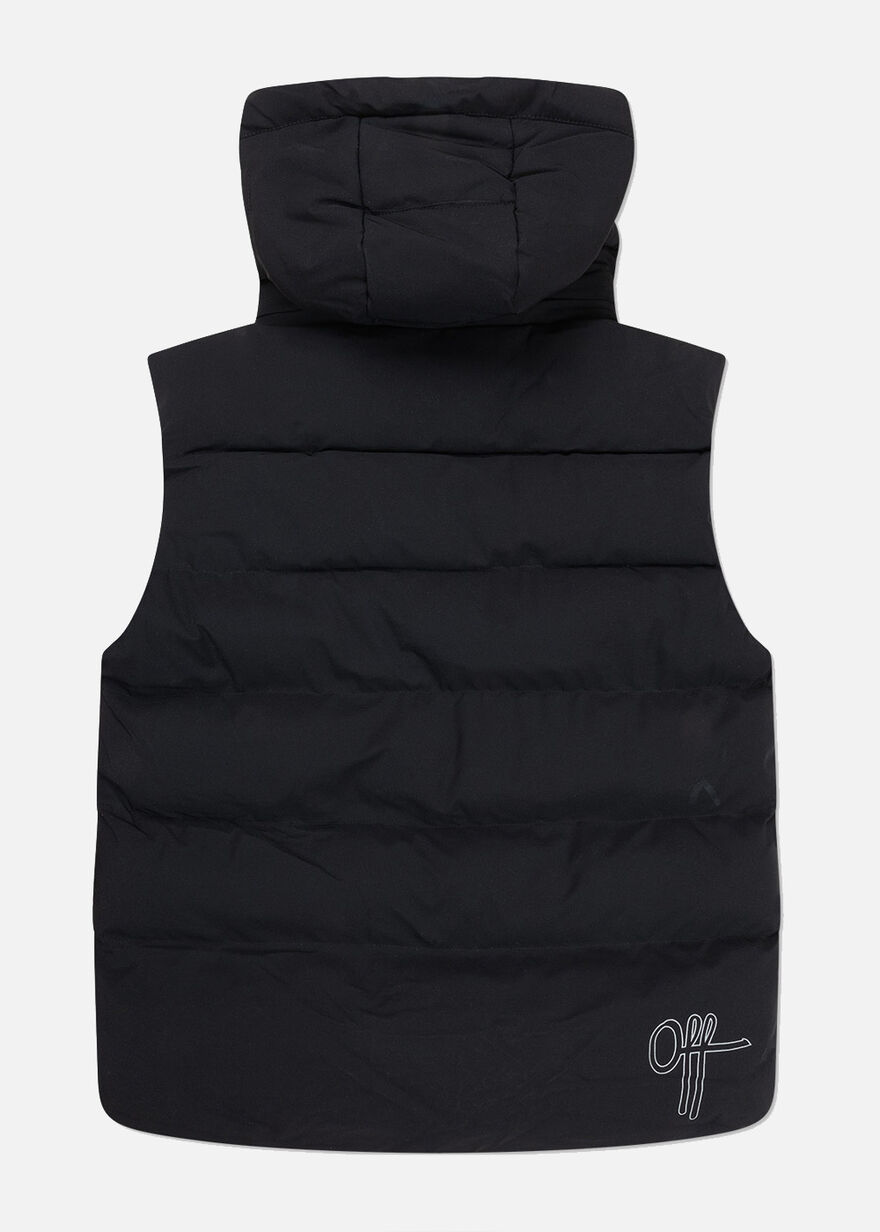 Down Gilet, Black, hi-res
