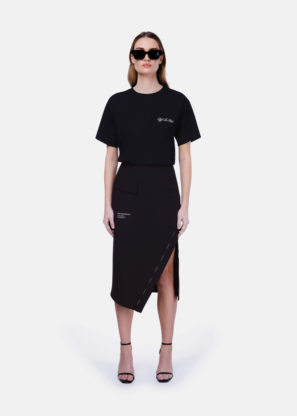 Script Regular T shirt, Black, hi-res