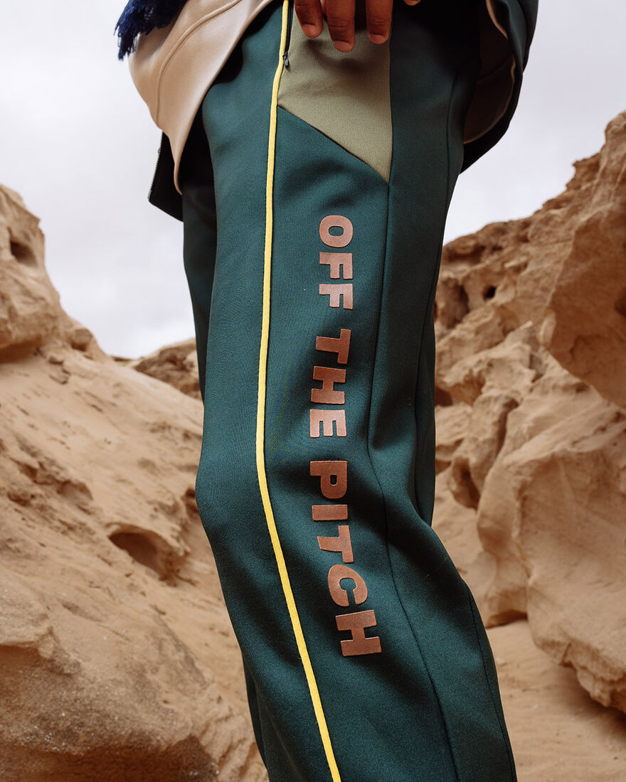 Canyon Track Pants, Dark green, hi-res