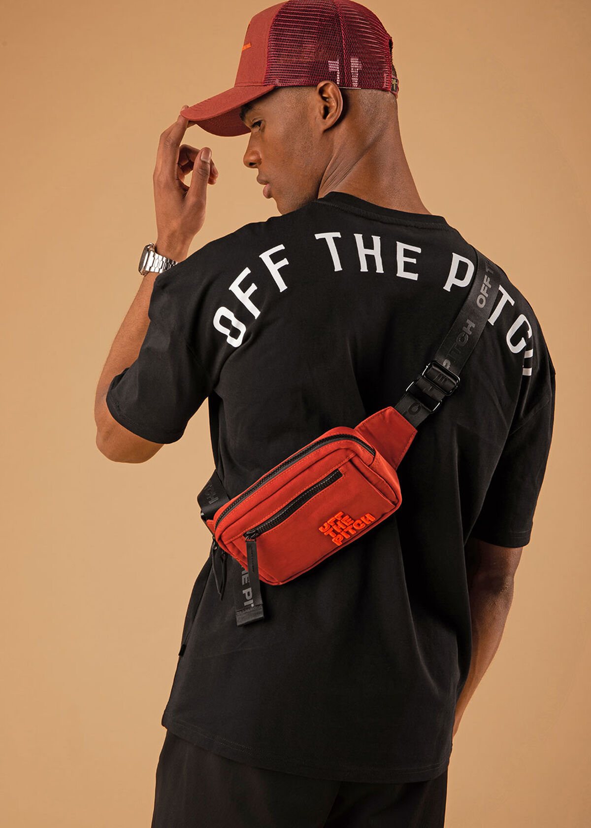 The Pitch 2.0 Oversized Tee - Black - 100% Cotton, Black, hi-res