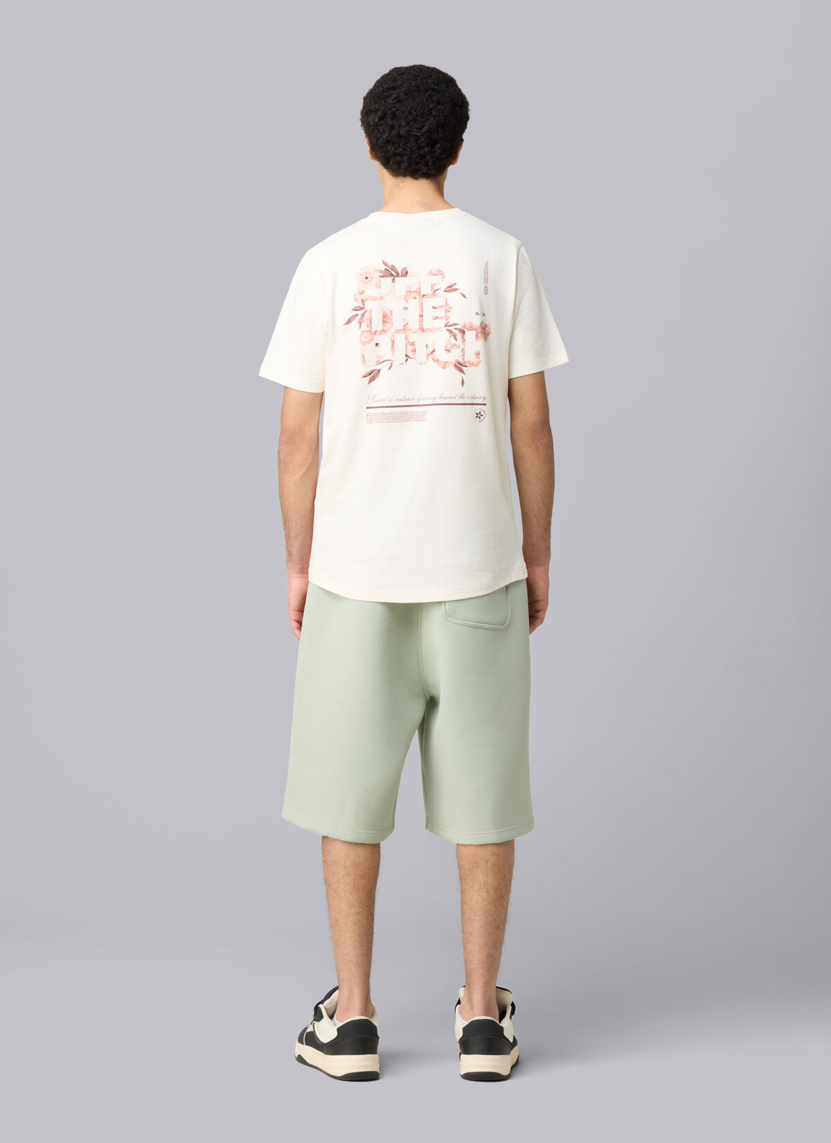 Blossom Slim Fit Tee, Off white, hi-res