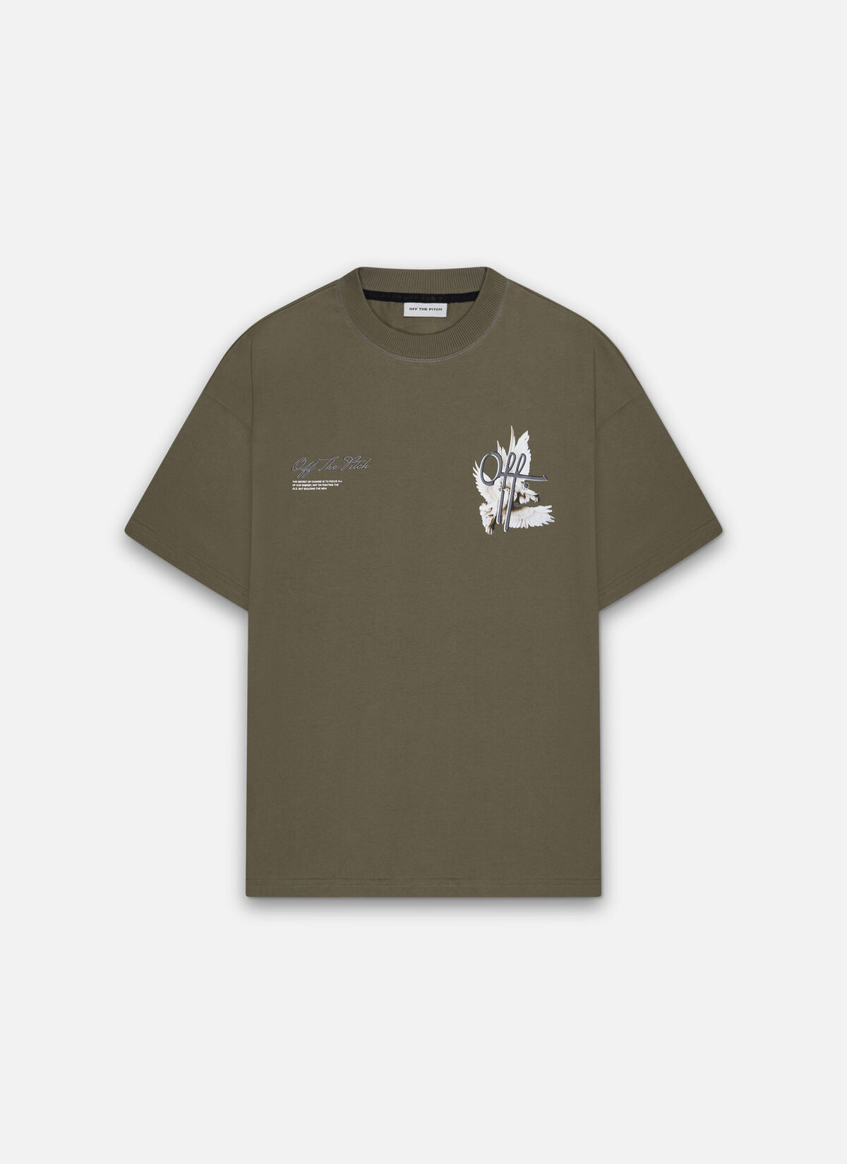 Rebirth oversized tee, Dark green, hi-res