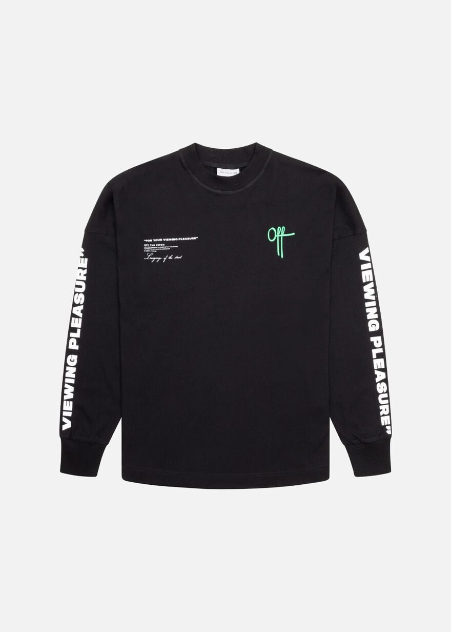 Neo Oversized LS Tee, Black, hi-res